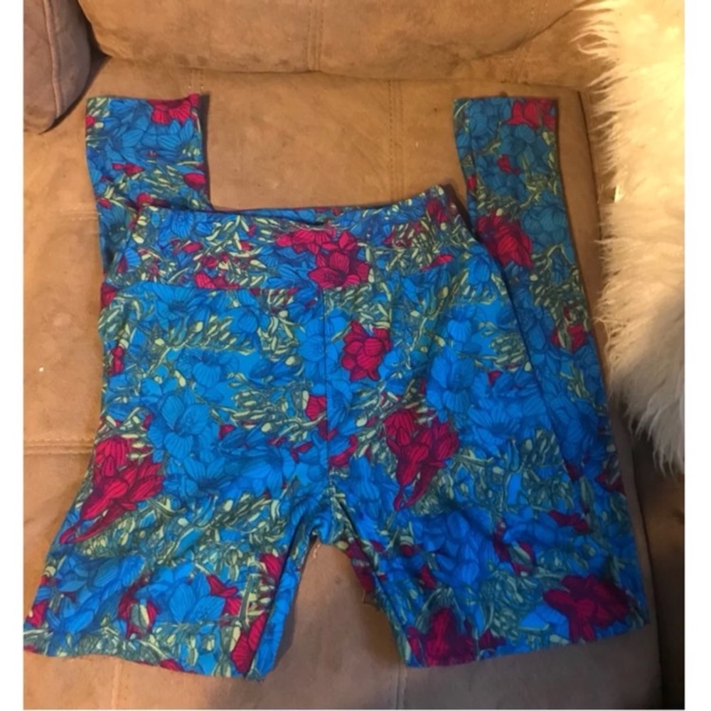 LulaRoe Floral Leggings